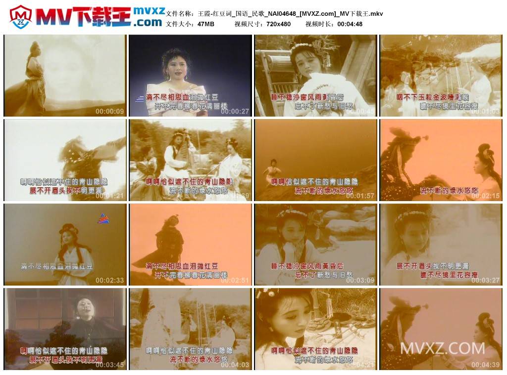 王霞-红豆词_国语_民歌_NAI04648